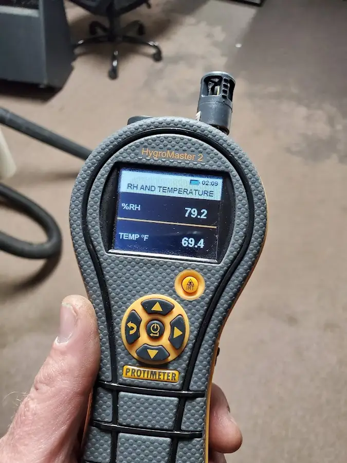 Moisture meter humidity assessment for Fire & Smoke Damage Restoration in Pepperell